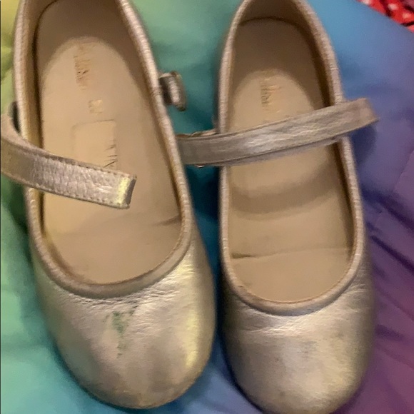 Pre-loved Toke Mary Jane style silver kids shoes - Picture 4 of 4